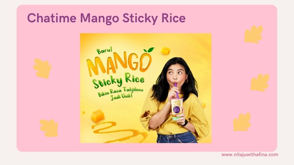 chatime mango sticky rice